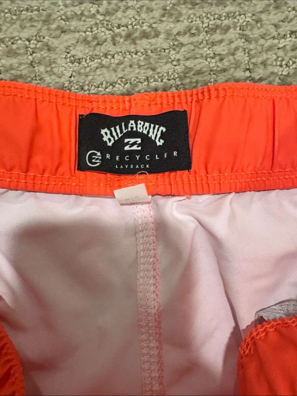 Billabong Men's Red-Orange to Yellow Gradient Board Shorts